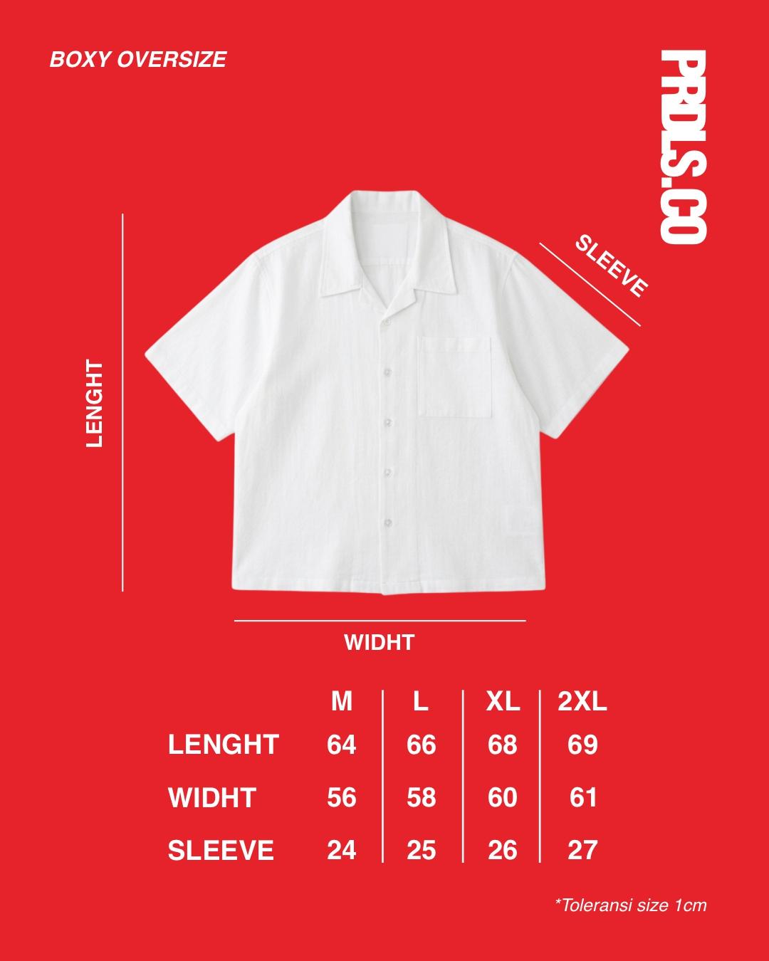 Kemeja Boxy Hitam dan Hijau Unisex PRUDELS Linen Angel Premium Nyaman Kerah Rebah Lengan Pendek M-XXL foto 7