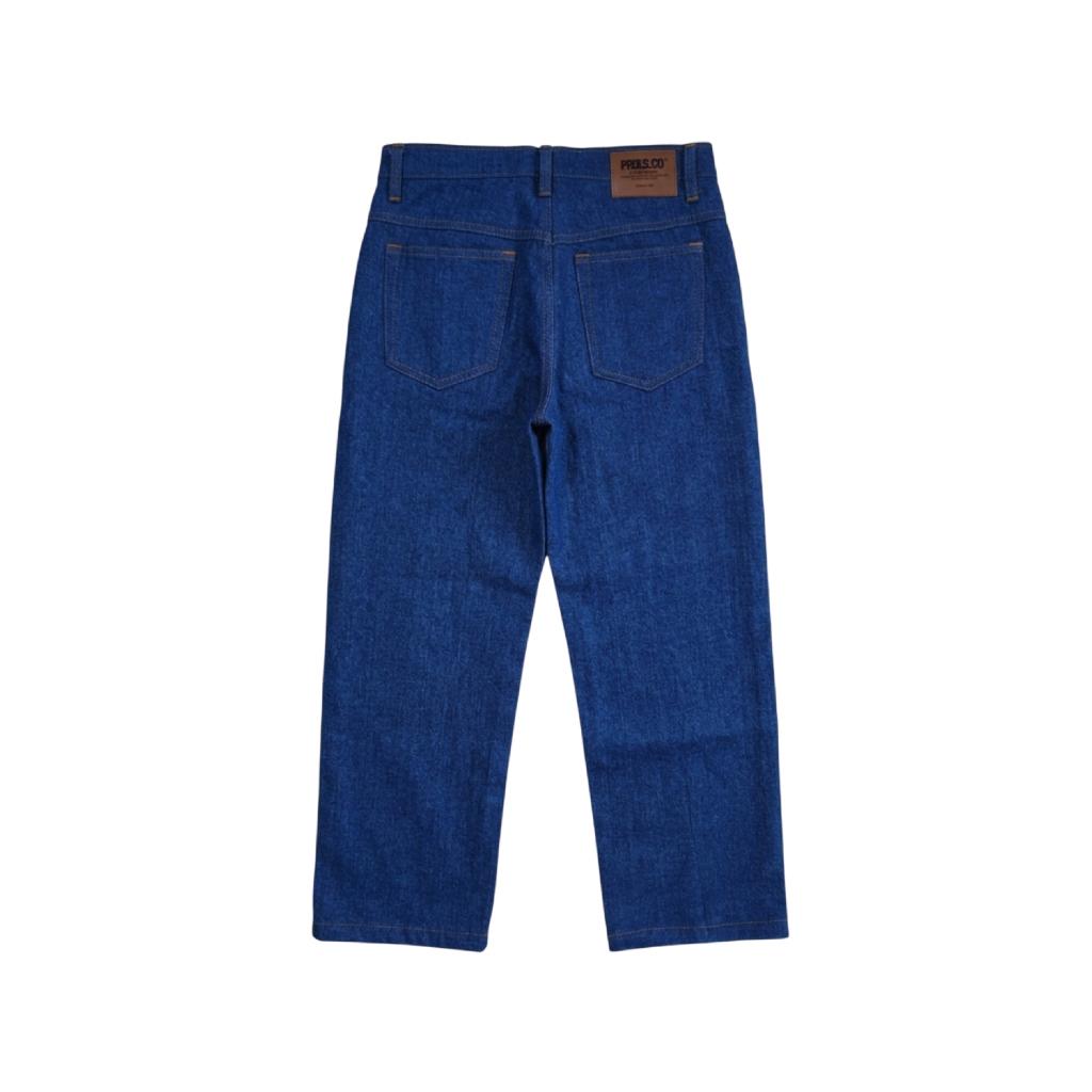 PRUDELS Loose Fit Jeans Pria Original - Celana Denim Baggy Wide Leg Pria Premium Tebal foto 2