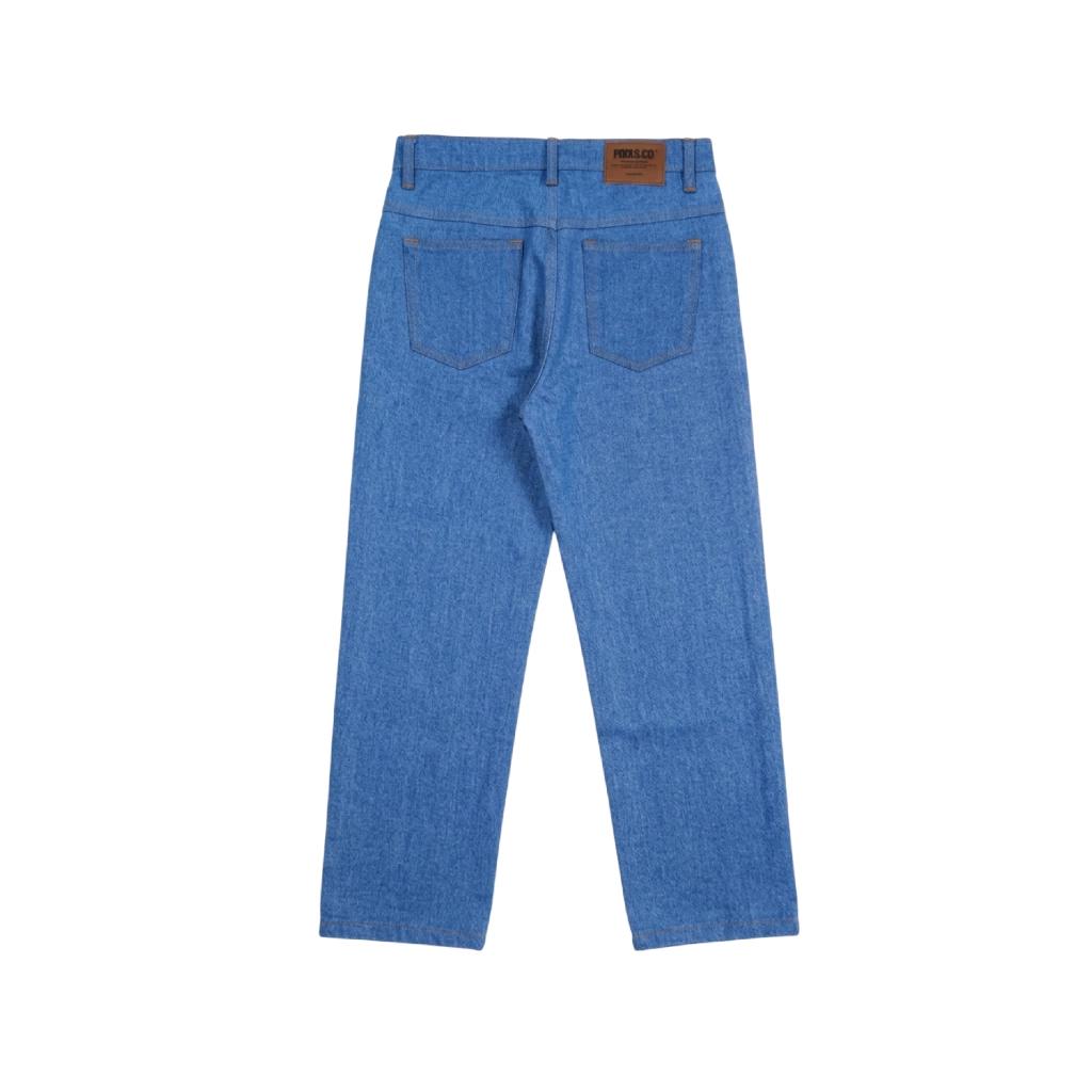 PRUDELS Loose Fit Jeans Pria Original - Celana Denim Baggy Wide Leg Pria Premium Tebal foto 4