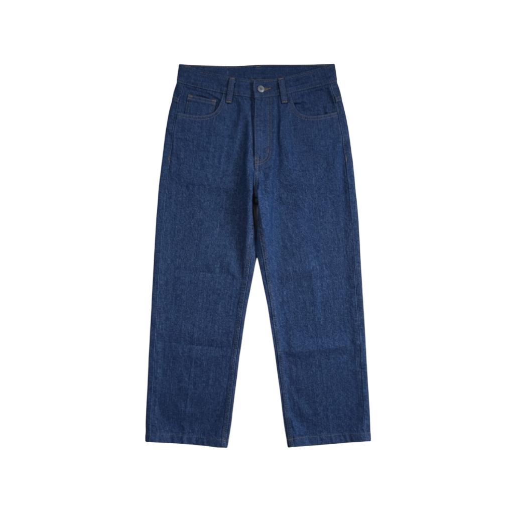PRUDELS Loose Fit Jeans Pria Original - Celana Denim Baggy Wide Leg Pria Premium Tebal foto 5