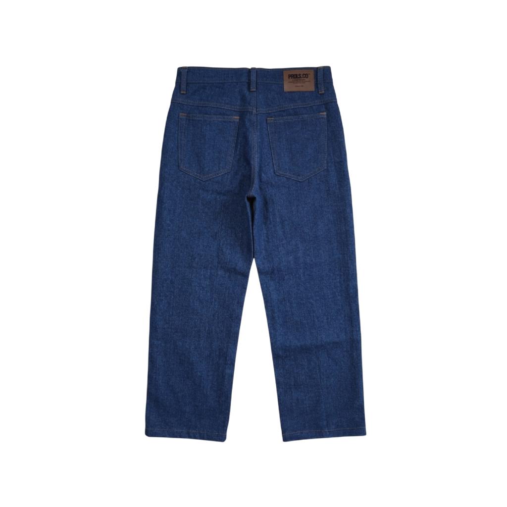 PRUDELS Loose Fit Jeans Pria Original - Celana Denim Baggy Wide Leg Pria Premium Tebal foto 6