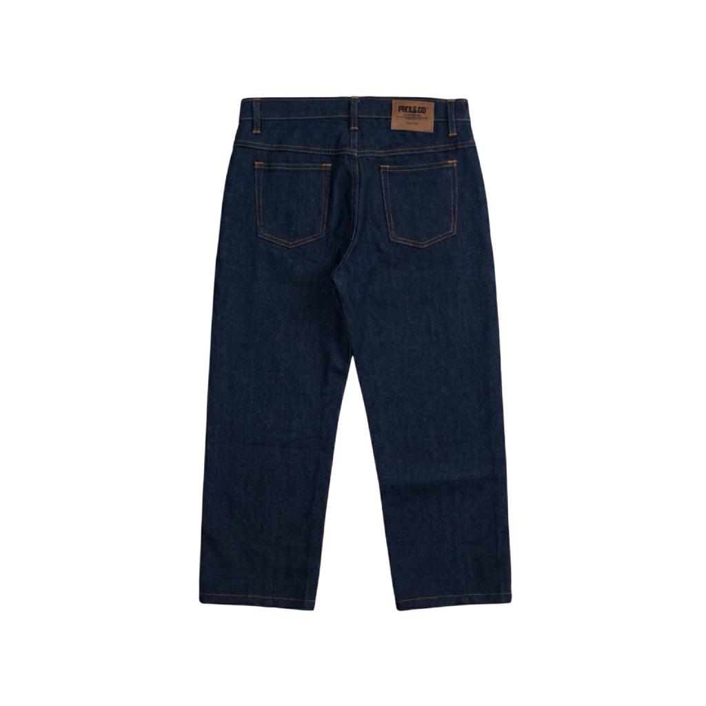 PRUDELS Loose Fit Jeans Pria Original - Celana Denim Baggy Wide Leg Pria Premium Tebal foto 8