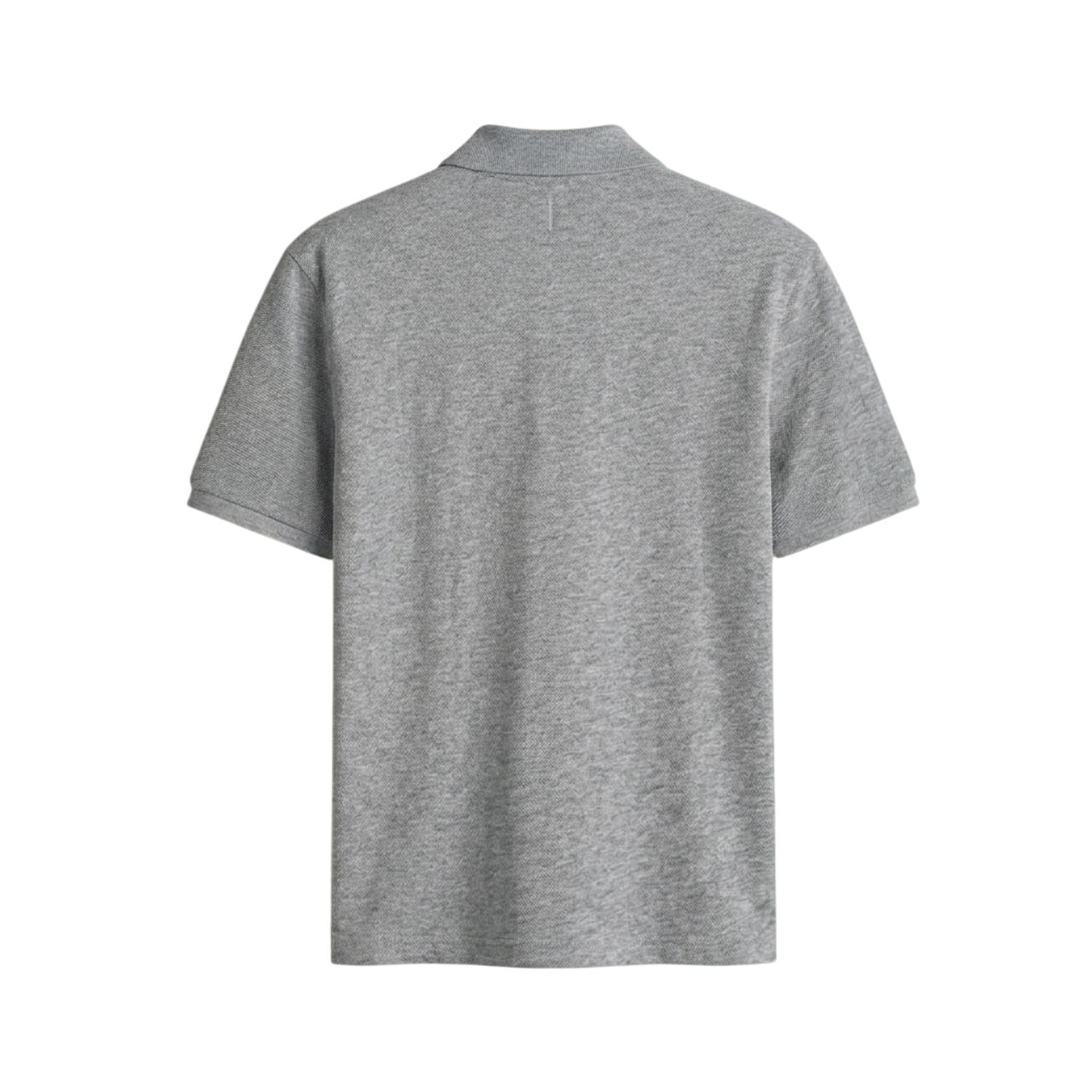 PRUDELS Polo Shirt Pria Future Rewind Misty Grey Kaos Kerah Pique Cotton Premium foto 2