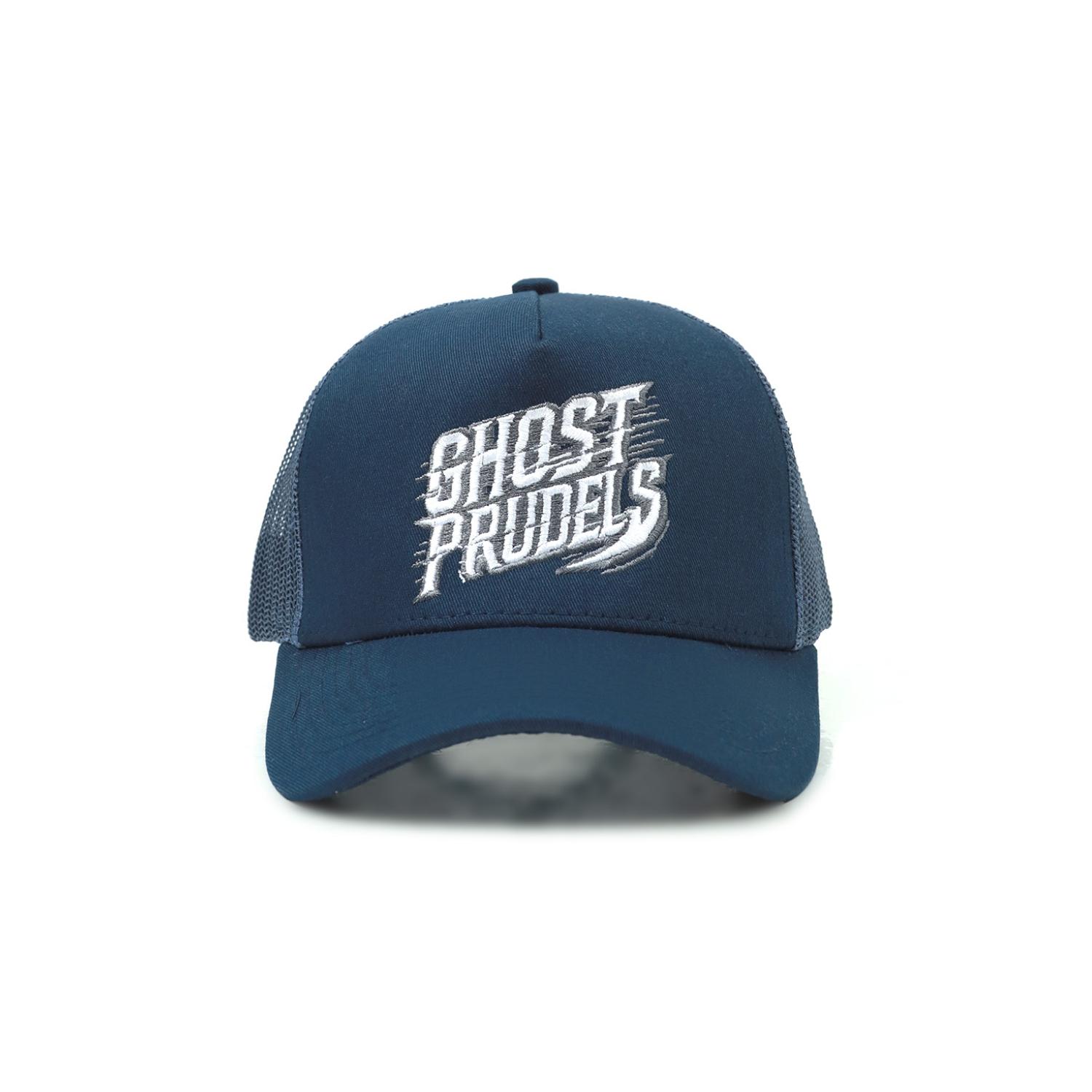 PRUDELS Snapback Trucker Hat - Topi Jaring Motif Bordir Vintage & Sporty